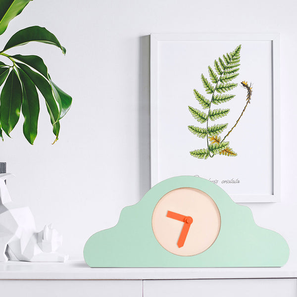 design mantel clock green