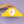 KLOQ Dutch Design Gele Yellow mantel klok