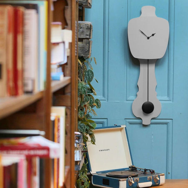 grijze dutch design klok slinger