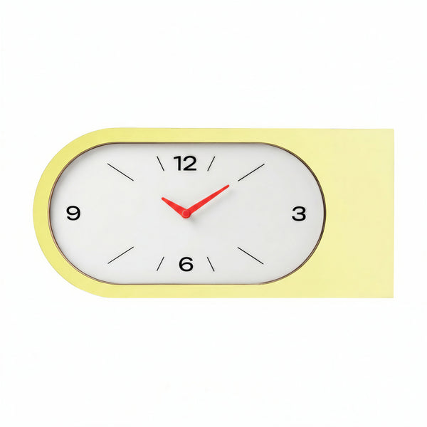 Wandklok ‘Duet’ Kanarie