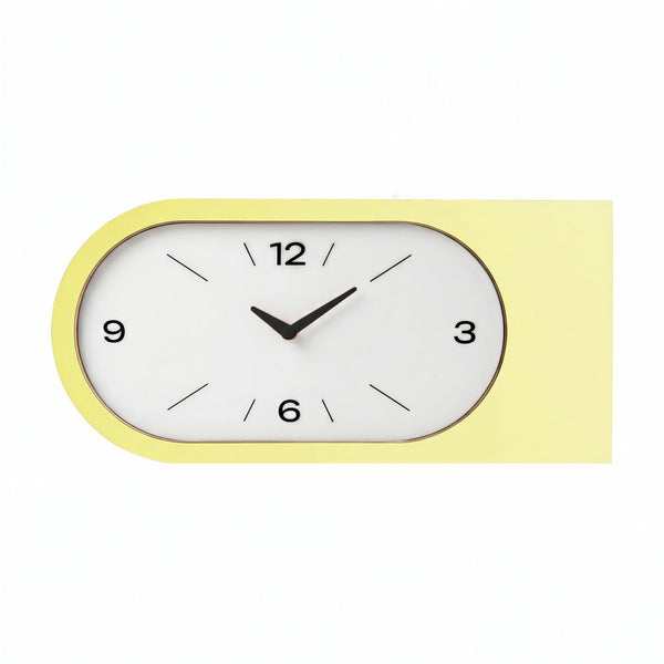 Wandklok ‘Duet’ Kanarie