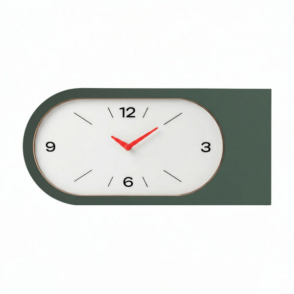 Wandklok ‘Duet’ Mist Groen