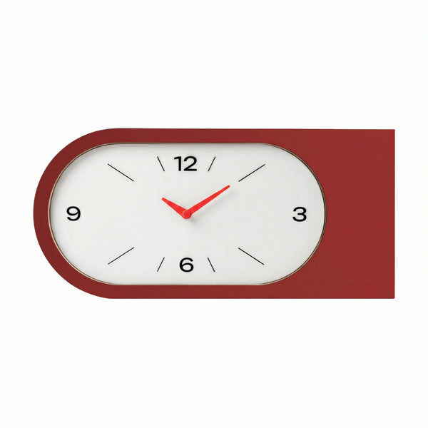 Wandklok ‘Duet’ Robijn