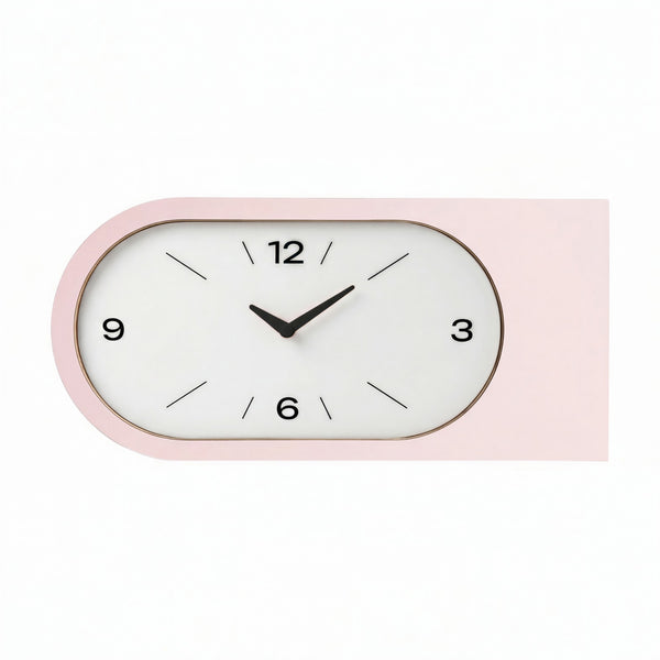 Wandklok ‘Duet’ Roze