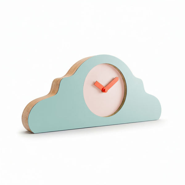 Horloge de cheminée vert pistache