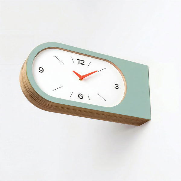 Wandklok ‘Duet’ Pistache