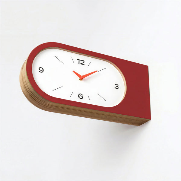 Wandklok ‘Duet’ Robijn