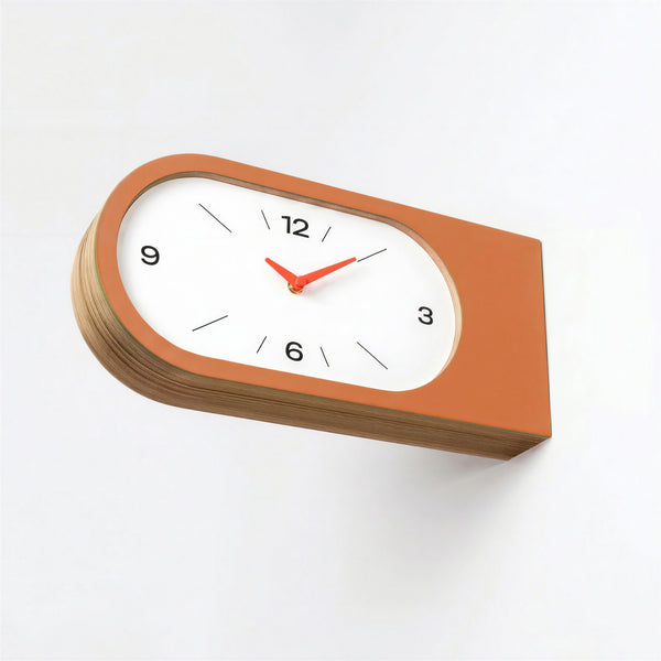 Wandklok ‘Duet’ Terra