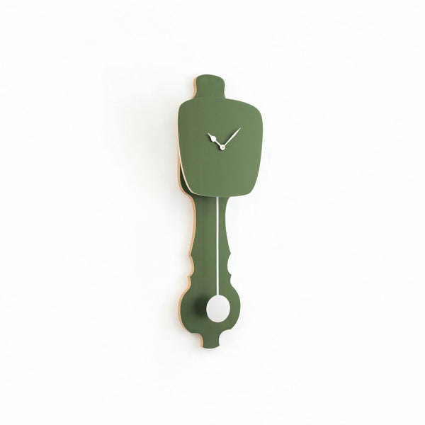 Horloge murale vert brume