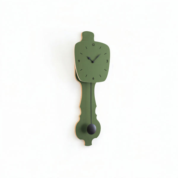 Horloge murale vert brume