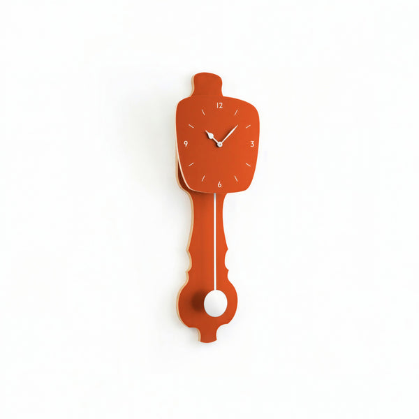 Horloge Murale Rouge Rouille