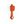 Wall Clock Rust Red