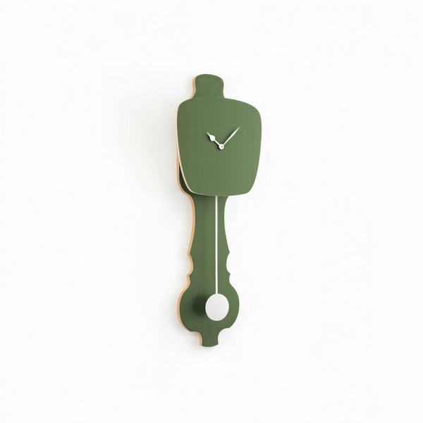 Horloge murale vert brume