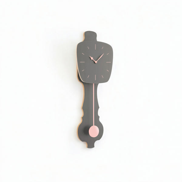 Horloge Murale Pierre Grise