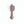 Wall Clock Lavender Gray