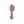 Wall Clock Lavender Gray