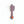 Wall Clock Lavender Gray
