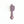 Wall Clock Lavender Gray