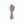 Wall Clock Lavender Gray