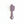 Wall Clock Lavender Gray