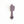 Wall Clock Lavender Gray