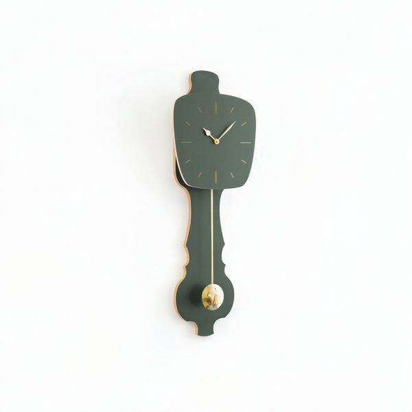 Wanduhr Nebelgrün