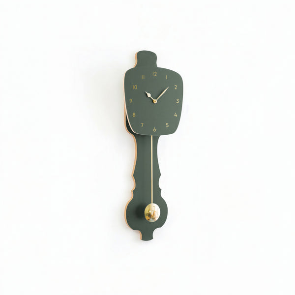 Wanduhr Nebelgrün