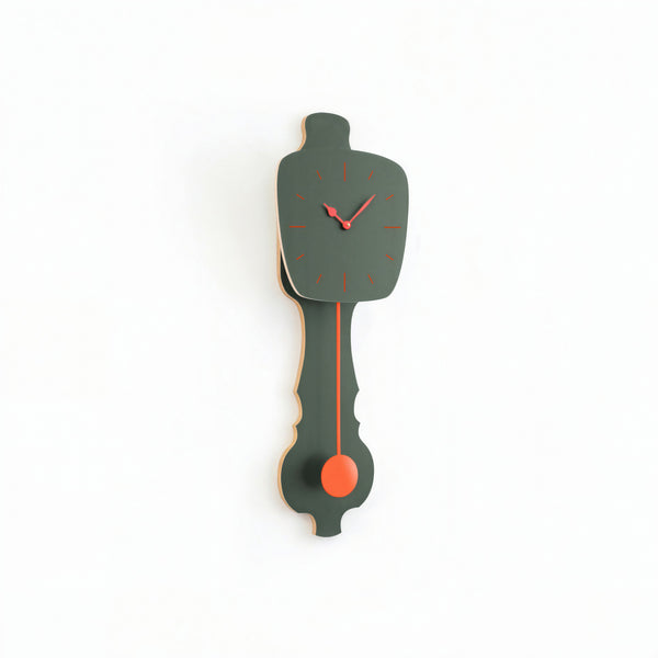 Wanduhr Nebelgrün