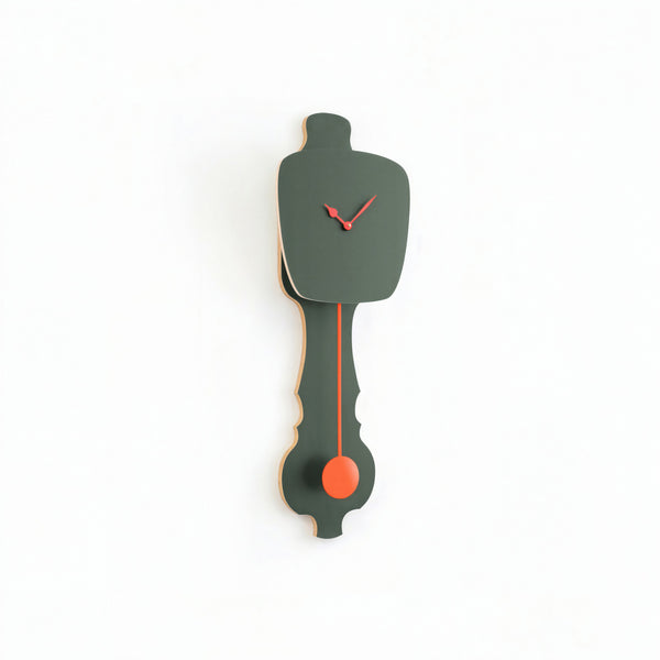 Wanduhr Nebelgrün