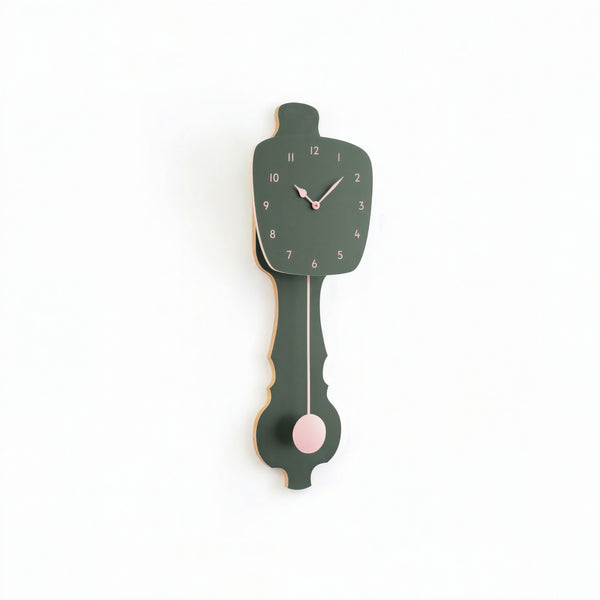 Wanduhr Nebelgrün