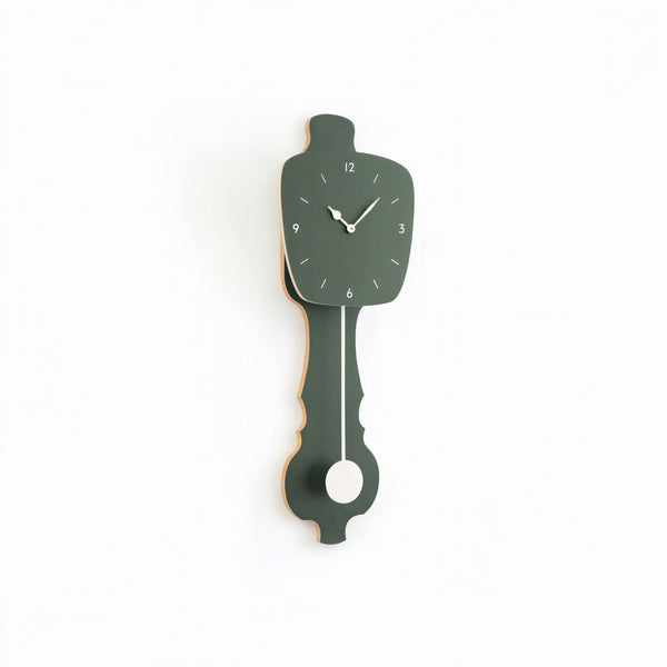Wanduhr Nebelgrün
