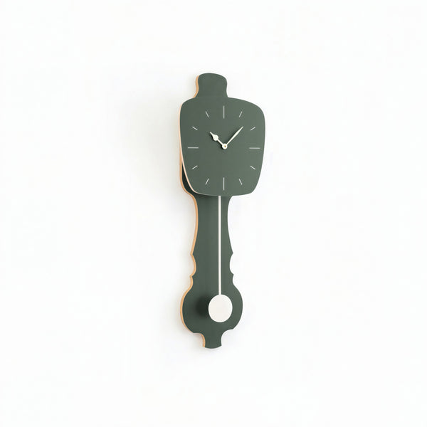 Wanduhr Nebelgrün