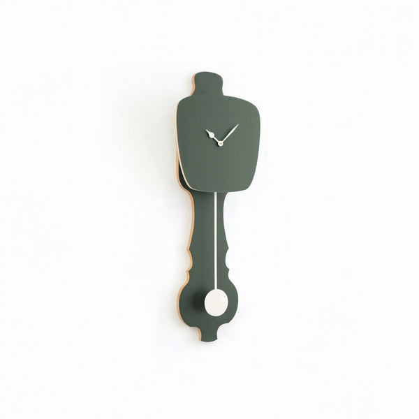 Wanduhr Nebelgrün