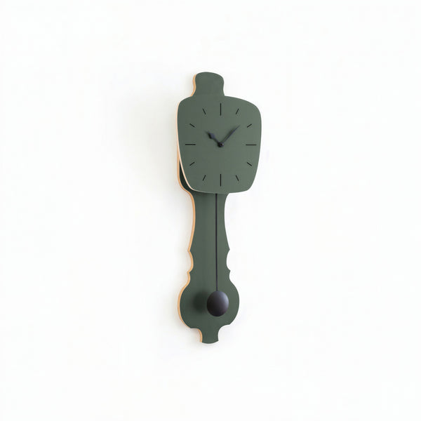 Wanduhr Nebelgrün
