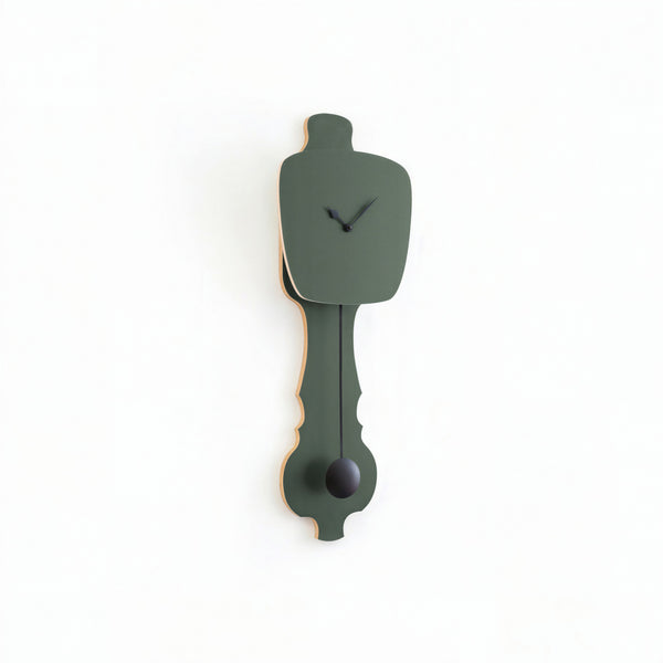 Wanduhr Nebelgrün