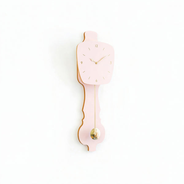 Wandklok Pastel Roze