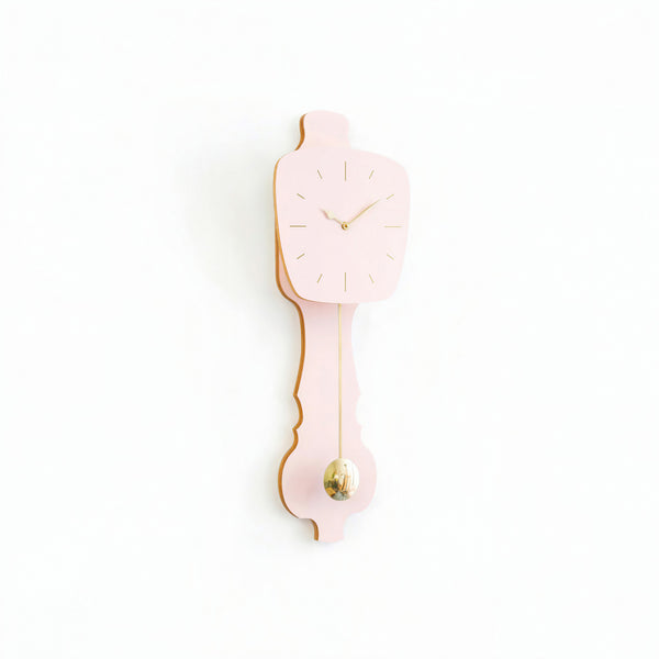 Wandklok Pastel Roze