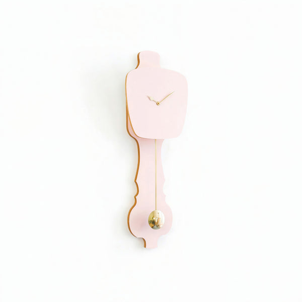 Wandklok Pastel Roze