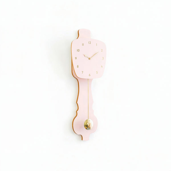 Wandklok Pastel Roze