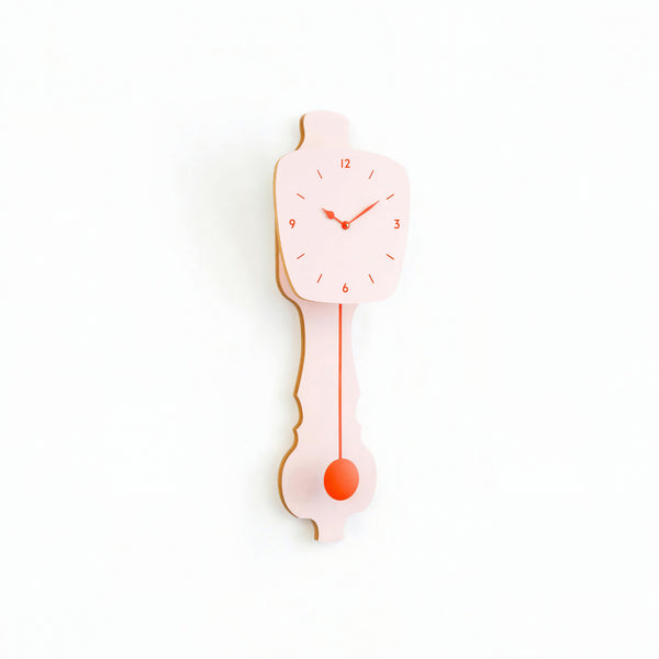 Wandklok Pastel Roze