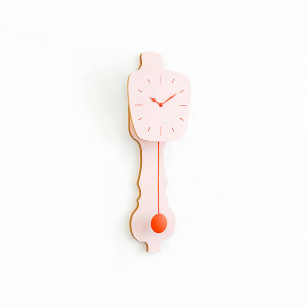 Wandklok Pastel Roze