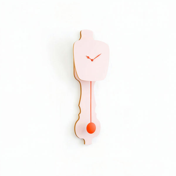 Wandklok Pastel Roze