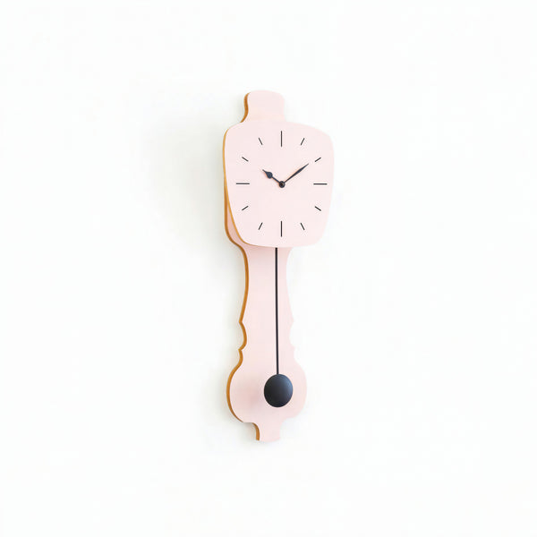 Wandklok Pastel Roze