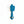 Wandklok Petrol Blauw