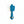 Wandklok Petrol Blauw