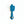 Wandklok Petrol Blauw