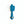 Wandklok Petrol Blauw