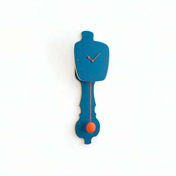 Wandklok Petrol Blauw