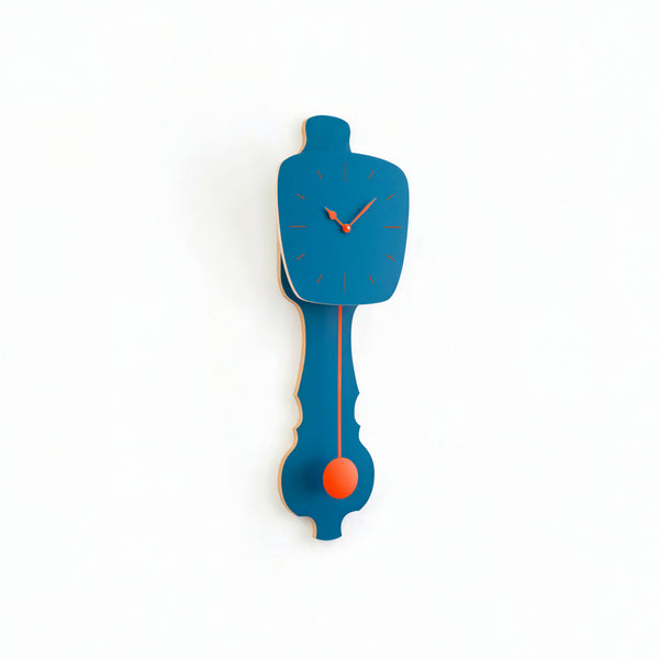 Wandklok Petrol Blauw