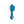Wandklok Petrol Blauw